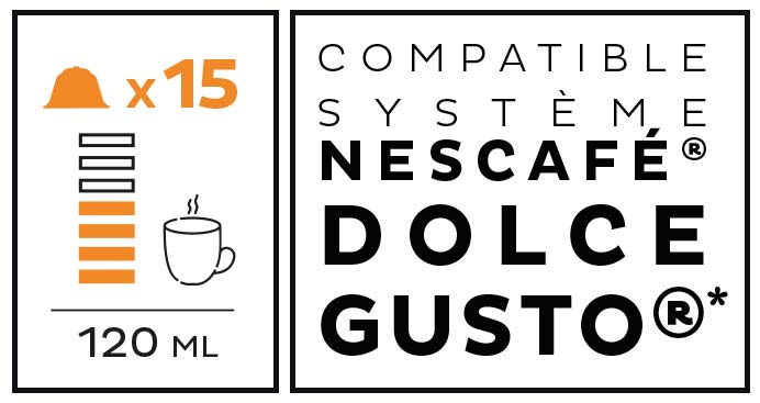 Système Compatible système Nescafé® Dolce Gusto®
