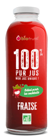 Fraise 100 % purs jus 750 ml Biofrutti