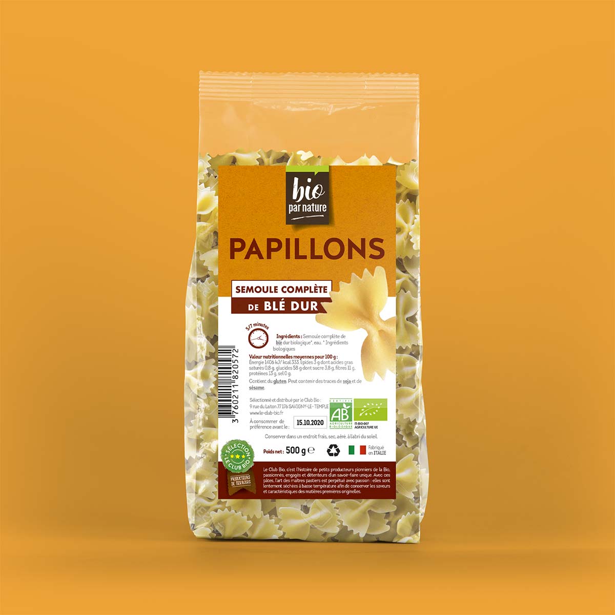 Bio par nature papillons complets