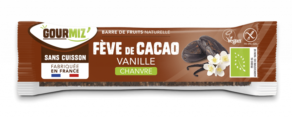 Barre de Fruits naturelle Gourmiz' Fève de Cacao