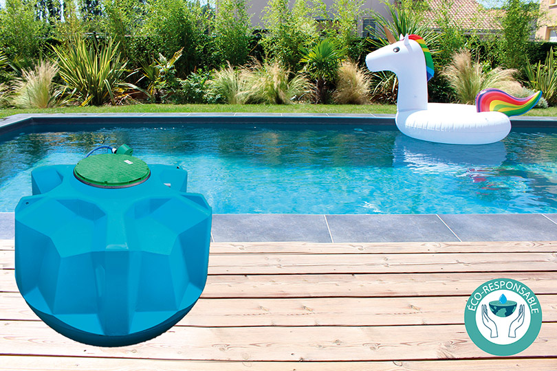 Récupérateur d'eau - Marque Aquilus Piscines & Spas