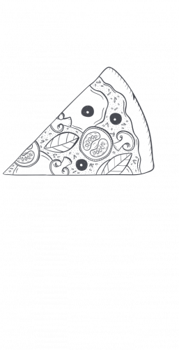 Part de pizza illustration